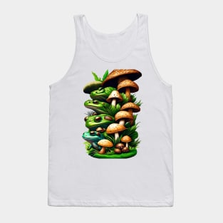 Frogs And Shrooms Tank Top